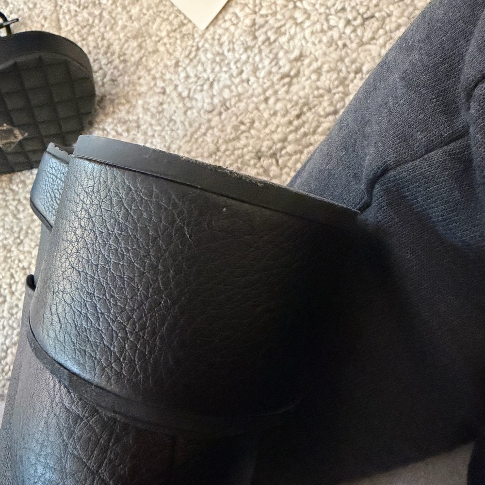 CHANEL Black Leather Lace-Up Platform Boots with Logo Cap - Picture 12 of 14